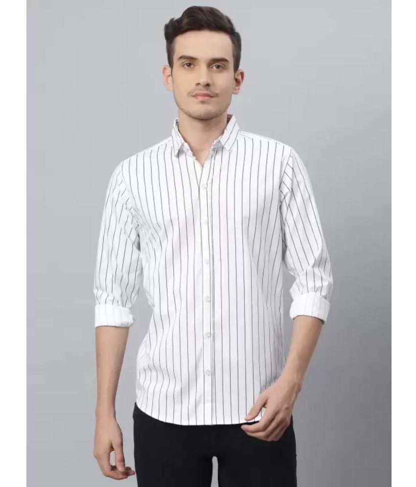     			BOUGHT FIRST Cotton Blend Regular Fit Full Sleeves Men's Formal Shirt - Off White ( Pack of 1 )