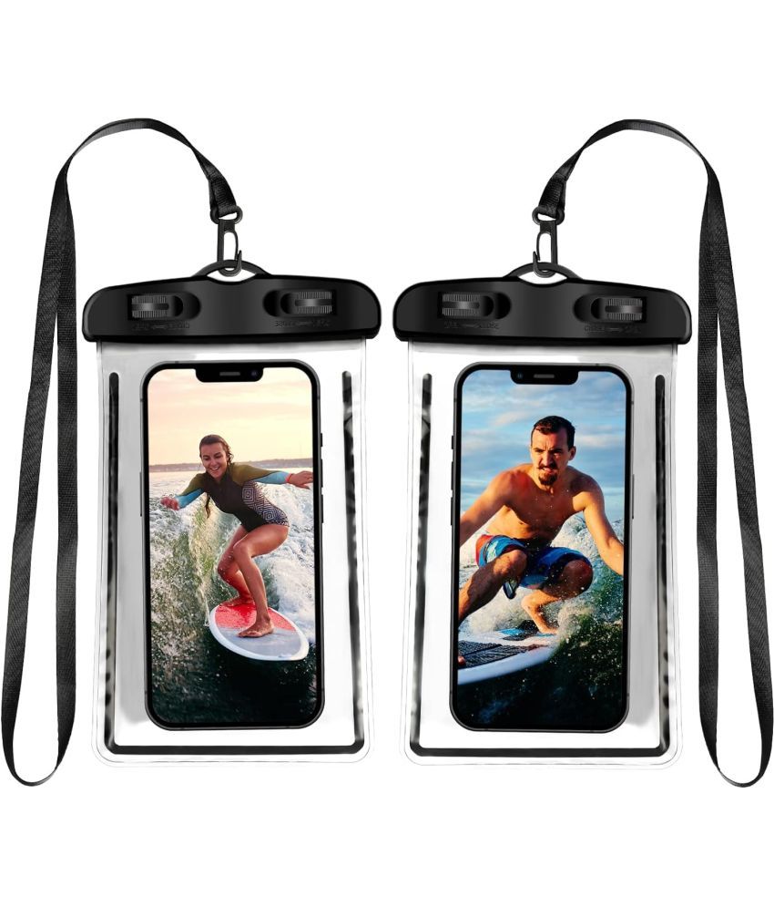     			K.S. INTERNATIONAL TRADERS COMBO PACK OF WATERPROOF MOBILE POUCH(PACK OF 3)