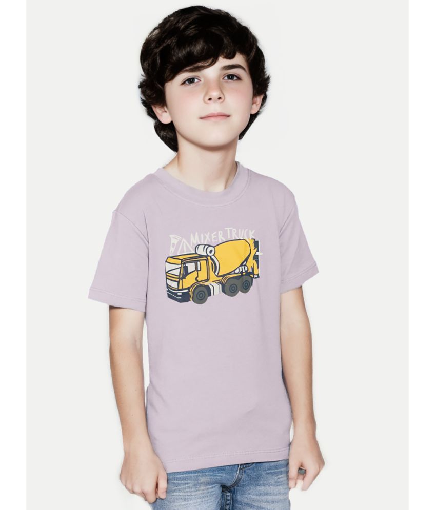     			Radprix Pack of 1 Boys Cotton Blend T-Shirt ( Purple )