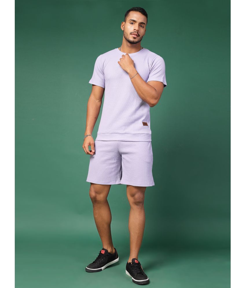     			Rigo Lavender Cotton Slim Fit Men's Tracksuit ( Pack of 1 )