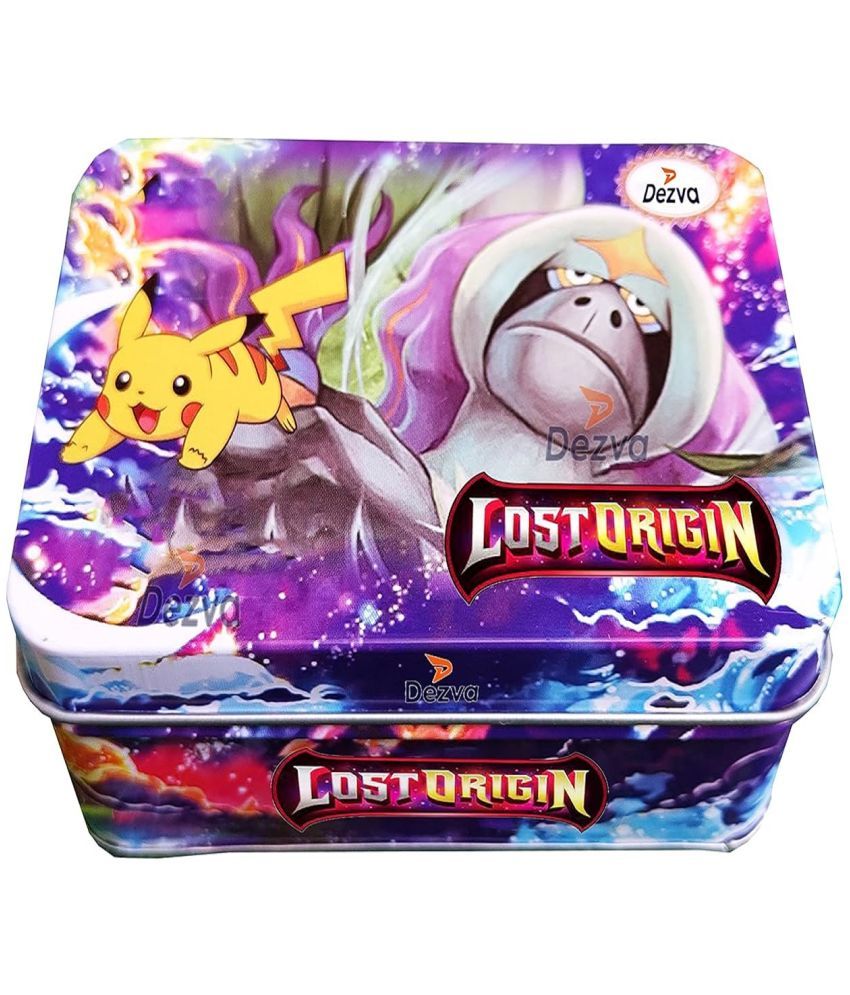     			SOFLITA Mini Poke-Moon FUSION STRIKE Totally Surprising Card in Attractive Metal Tin Box