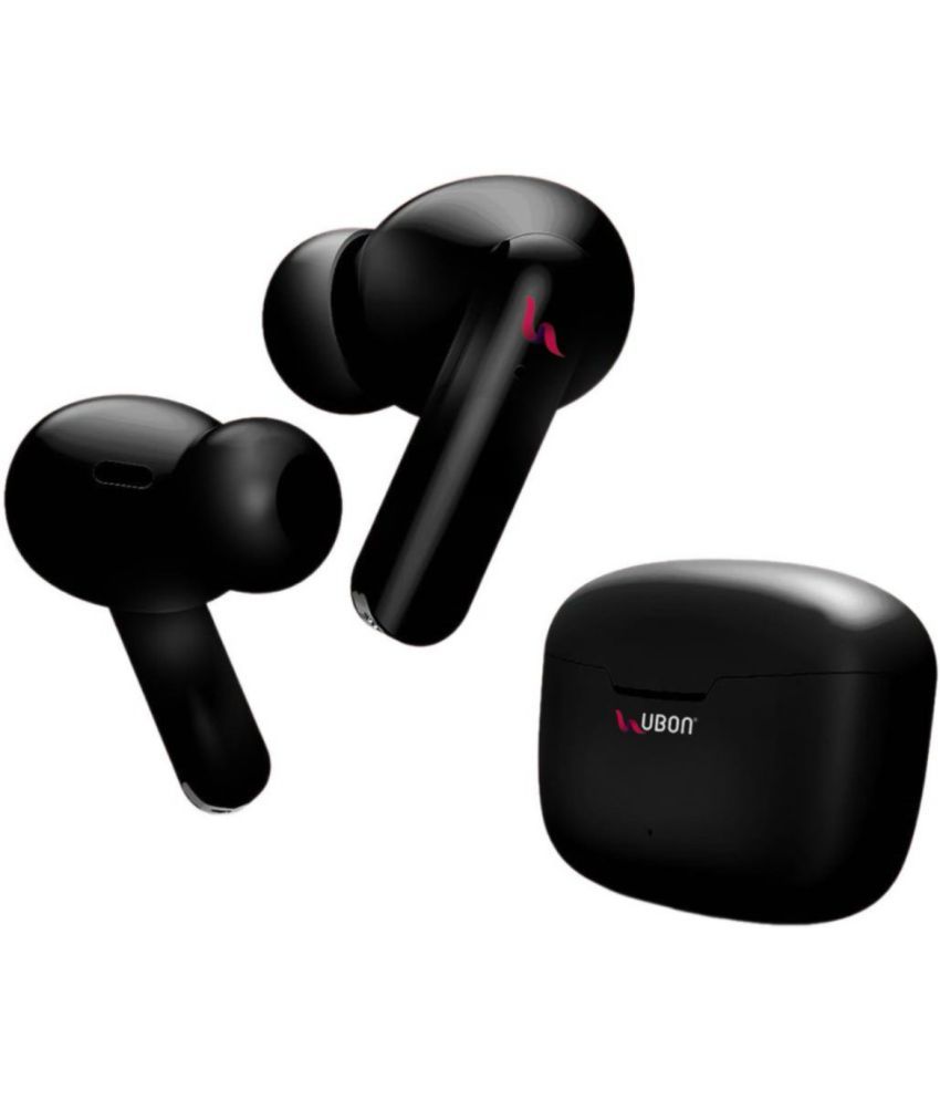     			UBON J4 EARBUDS Bluetooth True Wireless (TWS) In Ear 32 Hours Playback Active Noise cancellation IPX4(Splash & Sweat Proof) Black