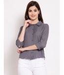 Style Quotient by NOI Grey Polyester Women's Shirt Style Top ( Pack of 1 )