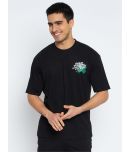 Wild West Pack of 1 Cotton Blend Regular Fit Men's T-Shirt ( Black )