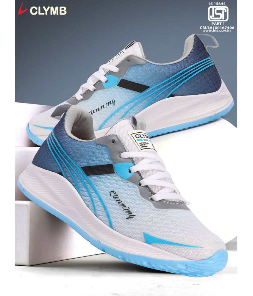     			Clymb Blue Men's Sports Running Shoes