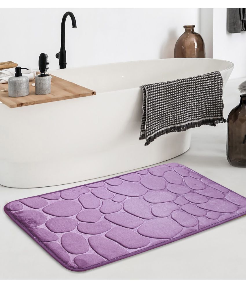     			Cortina Rubber Bath Mat 40x60 cm ( Pack of 1 ) - Lavender