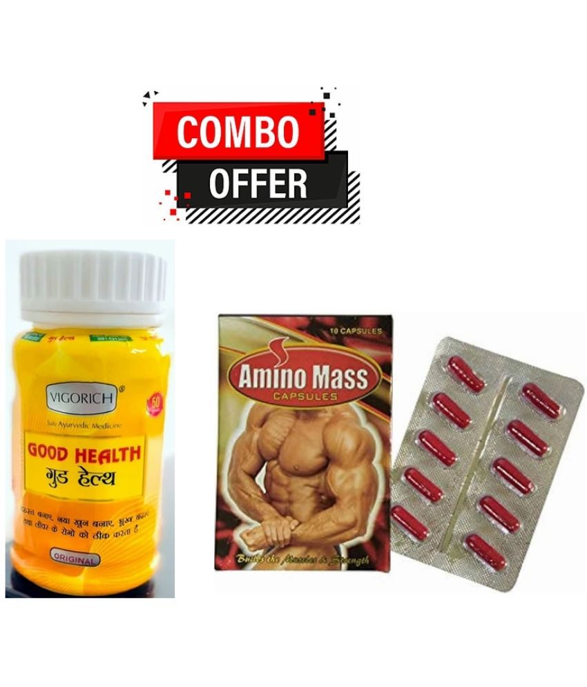     			Dr. Chopra G&G Good Health Capsule 50no.s & Amino Mass Caspsule 10 no.s Unflavoured Pack of 2