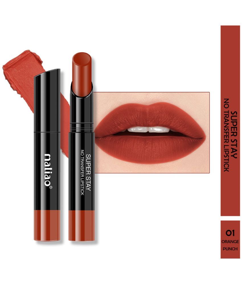     			Maliao Orange Matte Lipstick 3.5