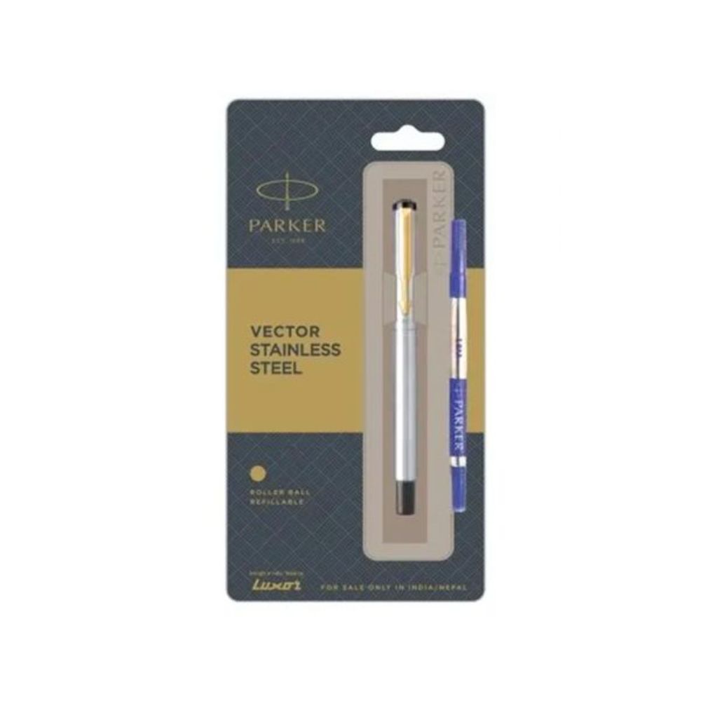     			Parker Vector Stainless Steel Gt Roller Ballpen