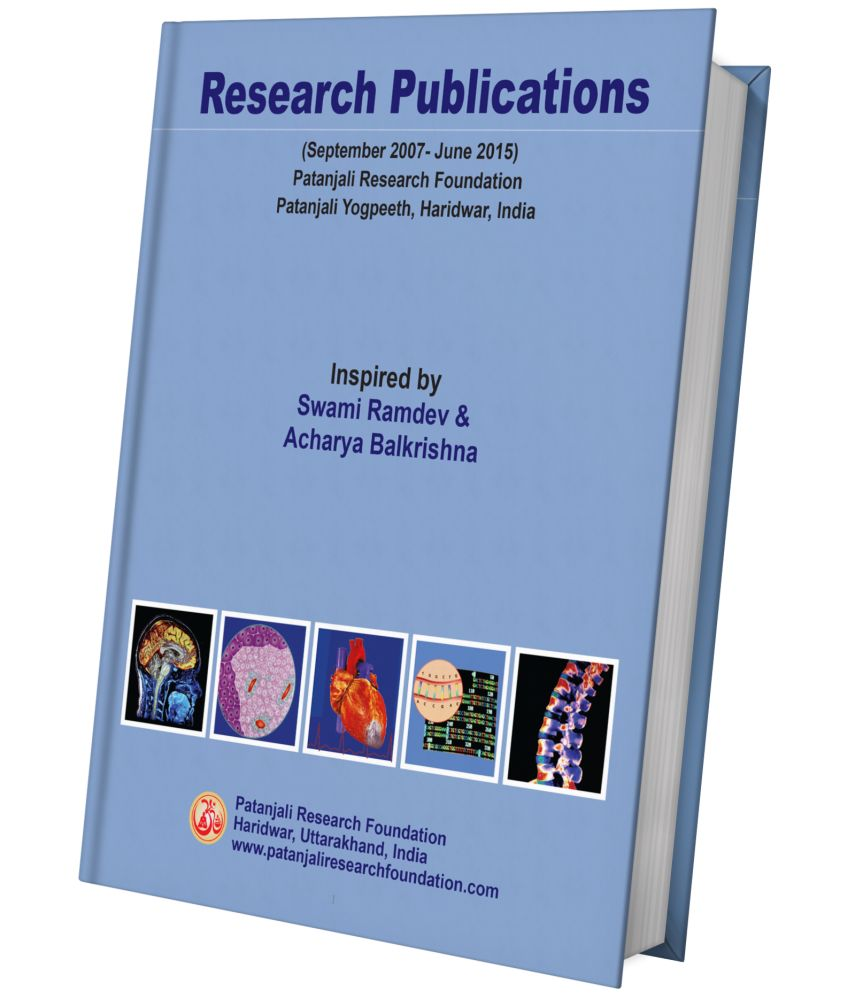     			Research Publications of Patanjali Research Foundation