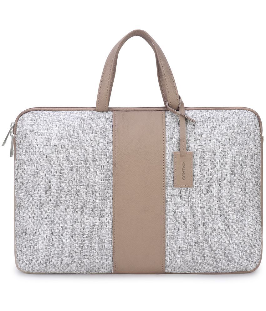     			Walrus Grey Synthetic Office Bag