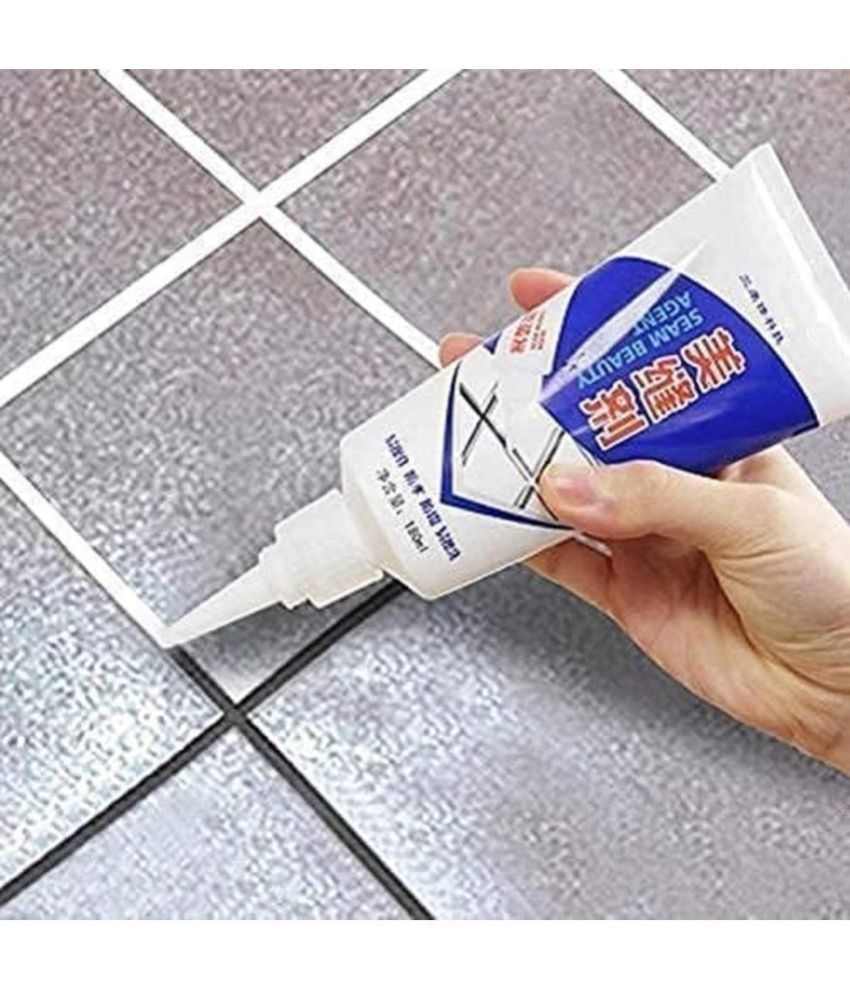     			Waterproof Tile Gap/Crack/Grout Filler Water Resistant Silicone Sealant for DIY Home Sink Gaps/Tiles Gaps/Grouts Repair Filler Tube For Home