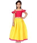 Aarika Silk Lehenga Choli Set For Girls ( Pack of 1 , Pink )