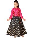 Aarika Silk Lehenga Choli Set For Girls ( Pack of 1 , Pink )