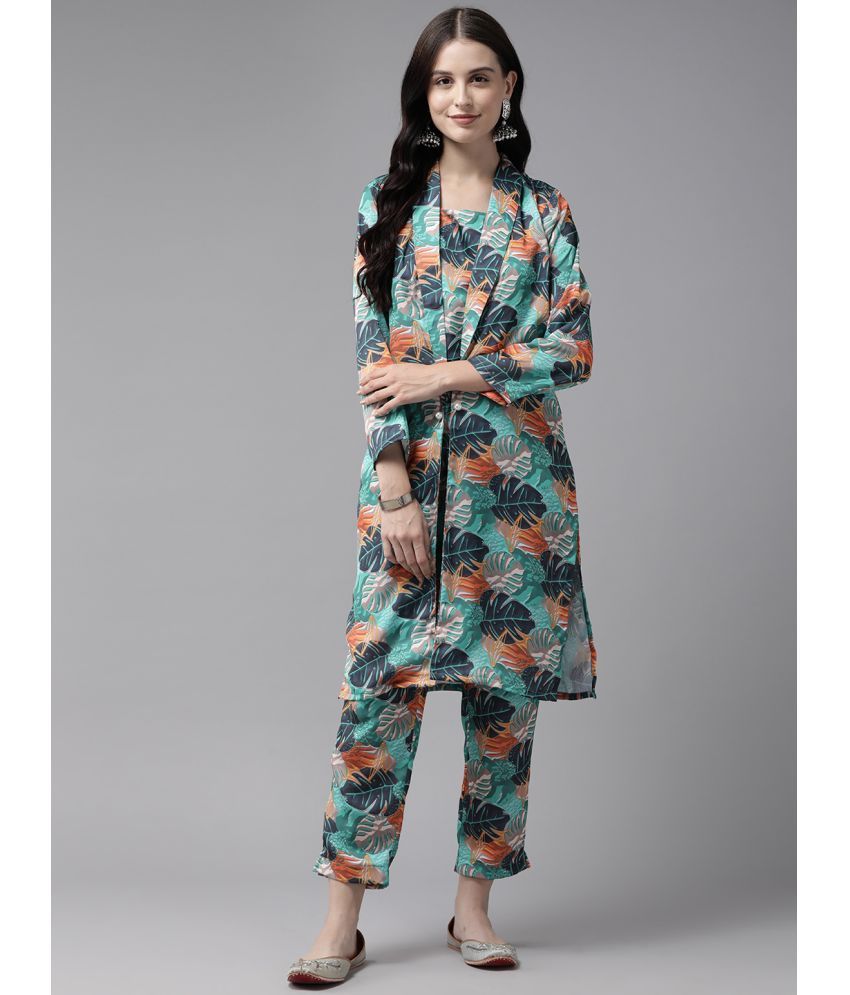     			Aarika Multicolor Printed 3 Piece Set