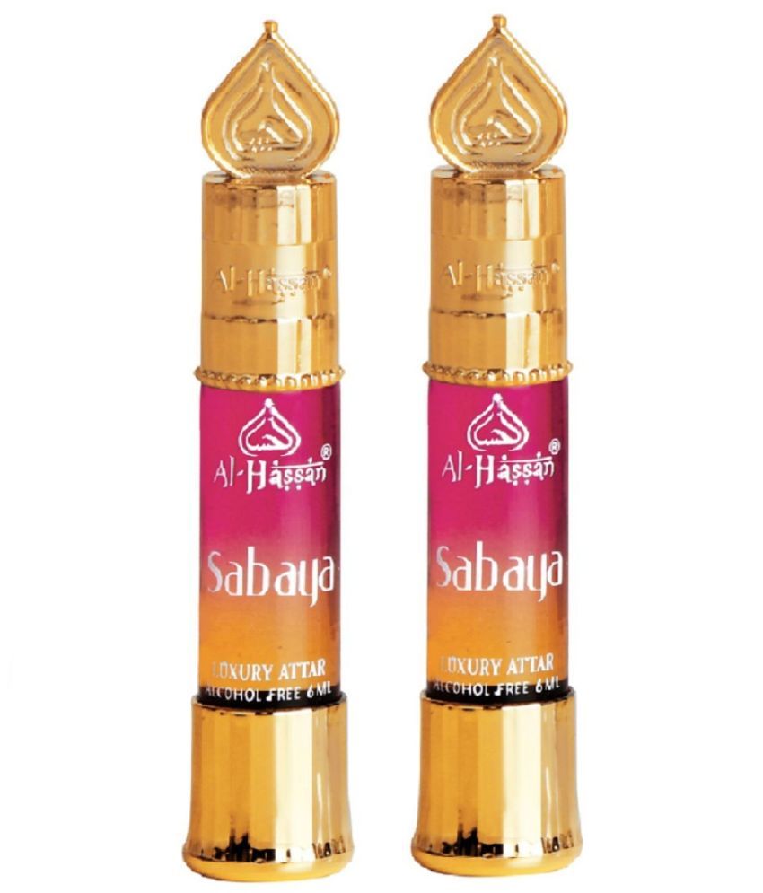     			Al - Hassan Sabaya Attar For Women - Pack of 2 (6ml Each) Alcohol Free Attar