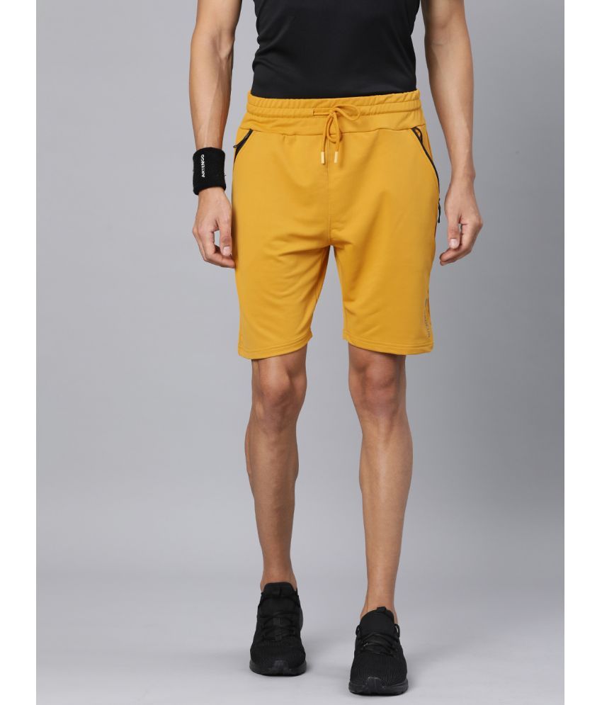     			Ardeur Yellow Cotton Blend Men's Shorts ( Pack of 1 )