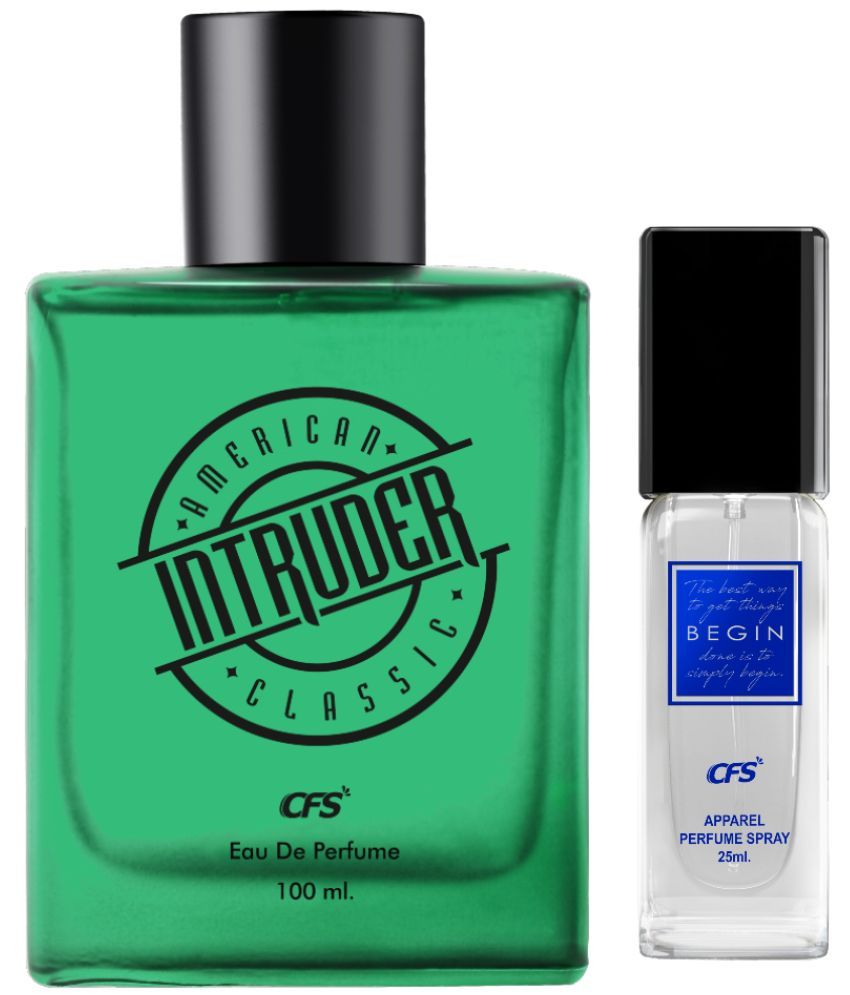     			CFS Intruder Green 100ml & Begin Blue 25ml Long Lasting Best Perfume