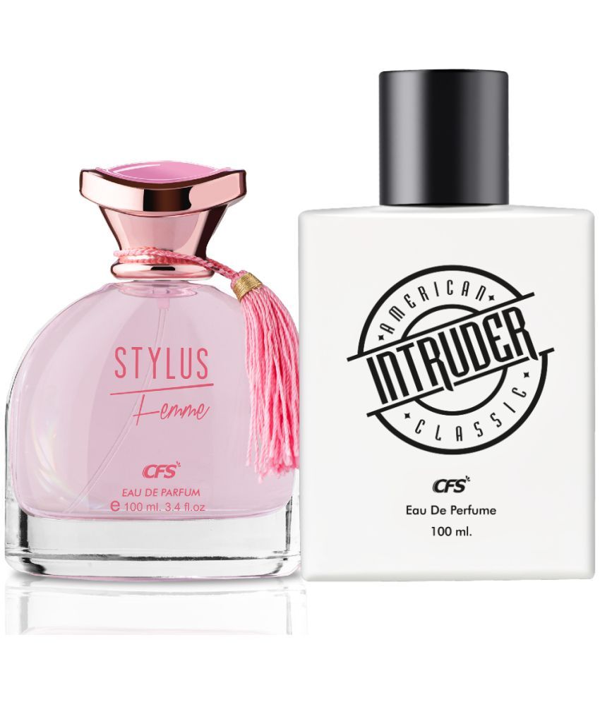     			CFS Intruder White 100ml & Stylus Pink 100ml Long Lasting Eau De Parfum