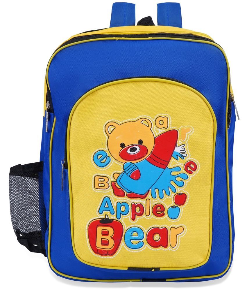     			KP Blue Polyester Backpack For Kids