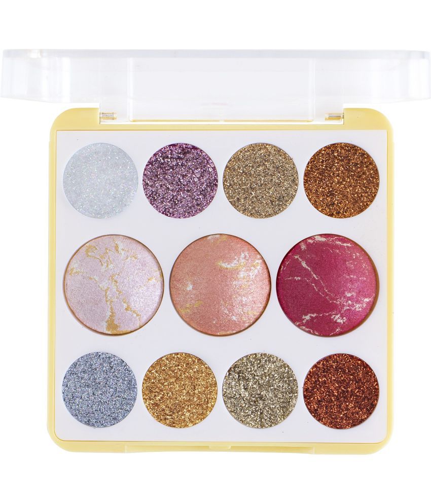     			MARS Gold Pressed Powder Eye Palette 18