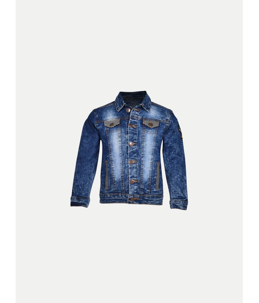     			Radprix Blue Denim Boys Casual Jacket ( Pack of 1 )