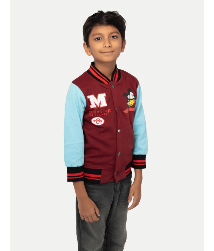     			Radprix Cotton Casual Jacket ( Maroon , Pack of 1 )