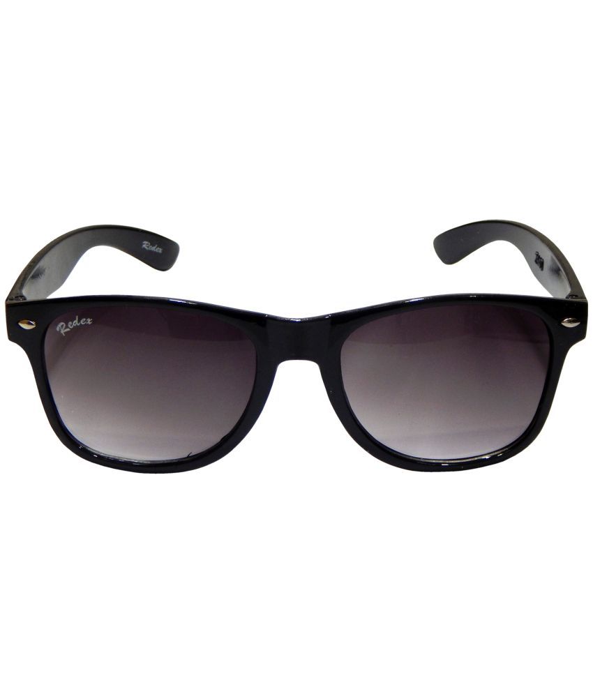     			Redex Black Square Sunglasses ( Pack of 1 )