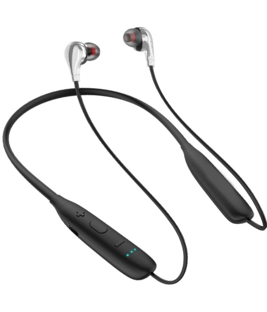     			UBON CL 100 Bluetooth Bluetooth Neckband On Ear 40 Hours Playback Active Noise cancellation IPX4(Splash & Sweat Proof) Black