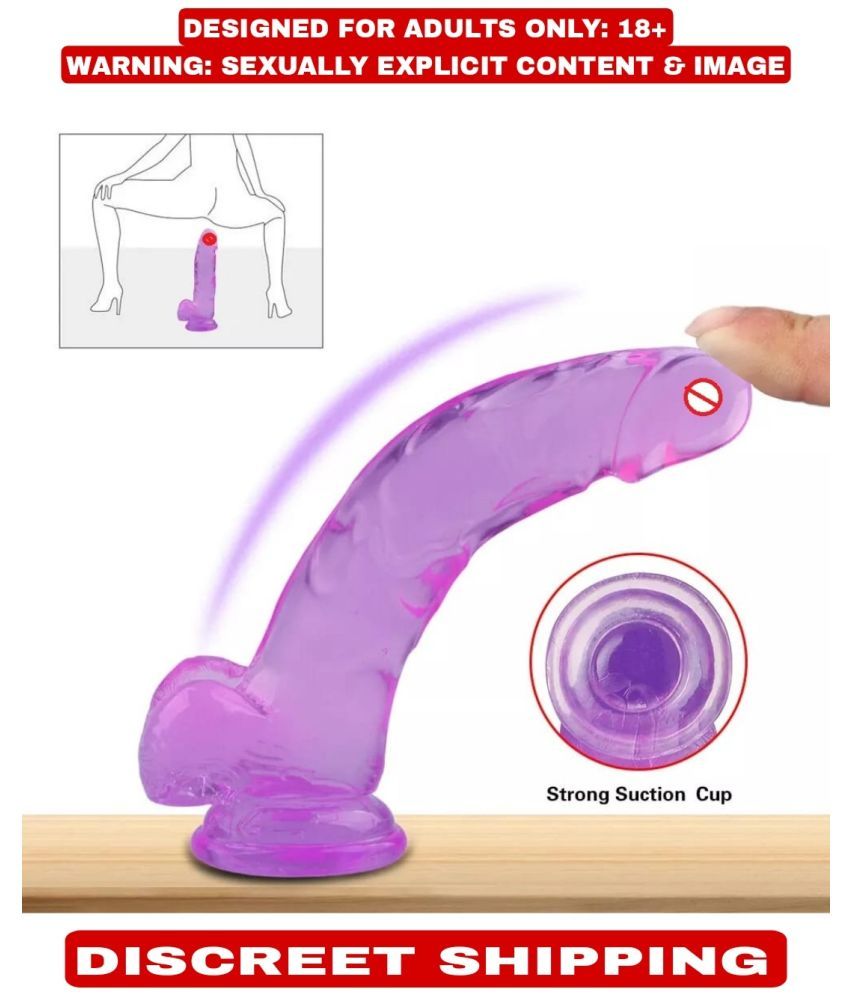     			kamahouse 7 inch premuim quality jelly suction dildo for women (random color)