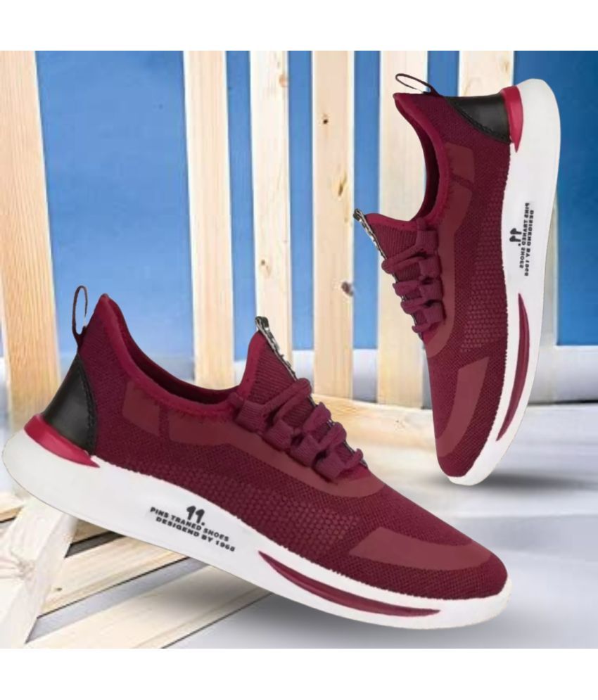     			Jootiyapa Maroon Men's Lifestyle Shoes