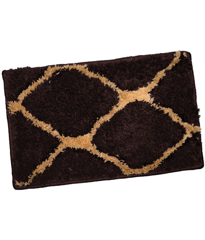     			ADIRNY - Regular Polycotton Door Mat ( 59 X 39 cm ) Single - Brown