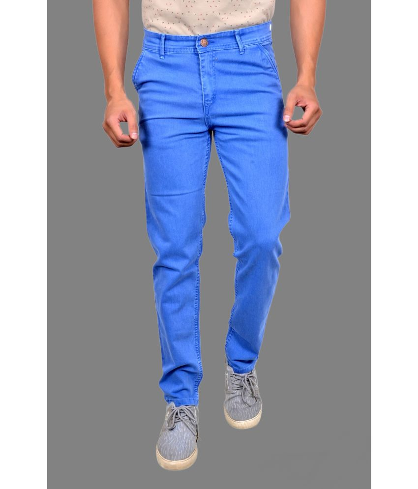     			AGRAYYANA Regular Fit Basic Men's Jeans - Sea Blue ( Pack of 1 )