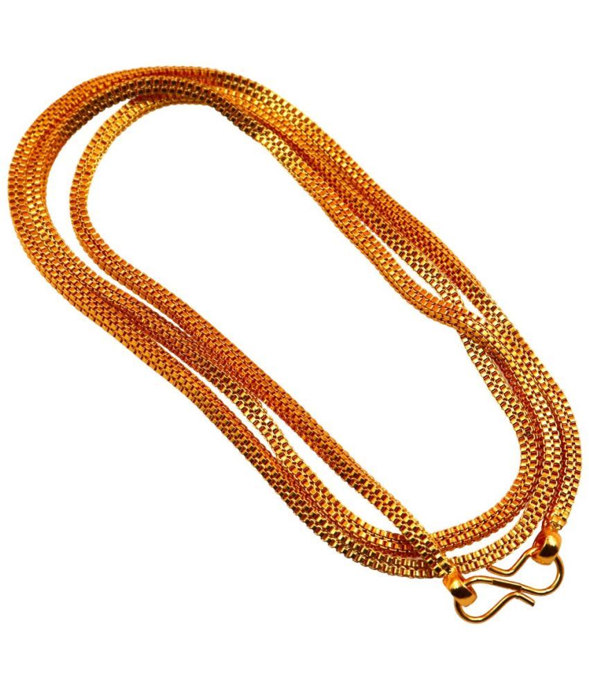     			AHR Gold Plated Chain ( Pack of 1 )