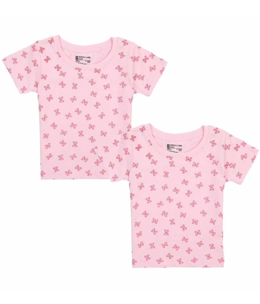     			Bodycare Pink Baby Girl T-Shirt ( Pack of 2 )