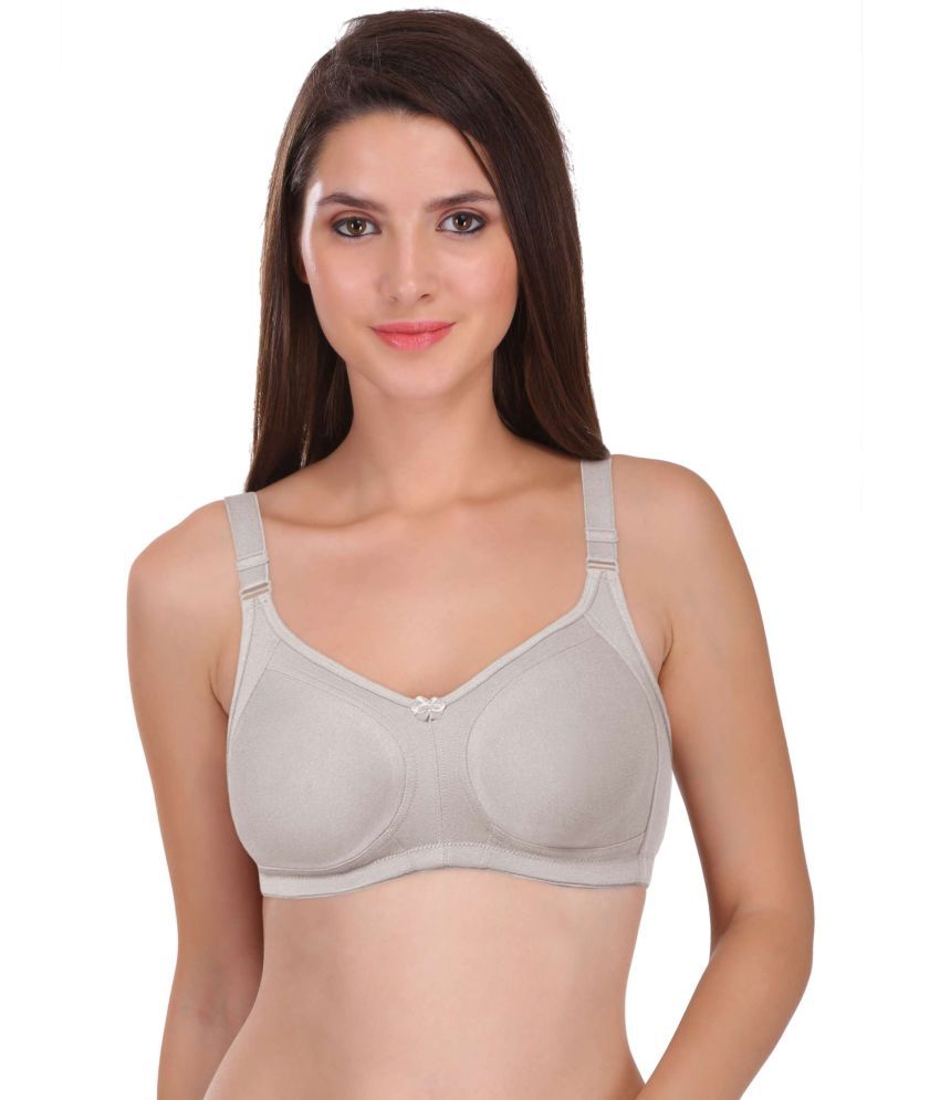     			Featherline Cotton Blend Non Padded Women's Everyday Bra ( Light Grey )