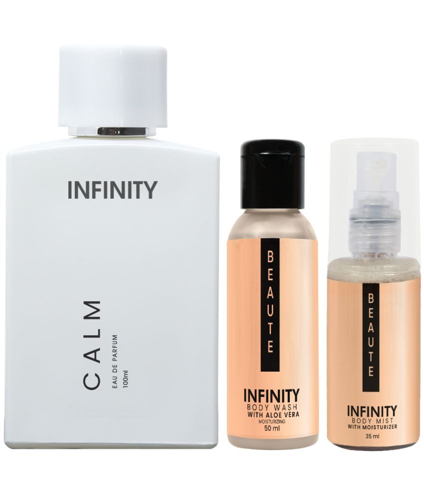     			Infinity Bare EDP Perfume 100ml, Beaute Body Wash 50ml, Beaute Body Mist 35ml Pack of 3