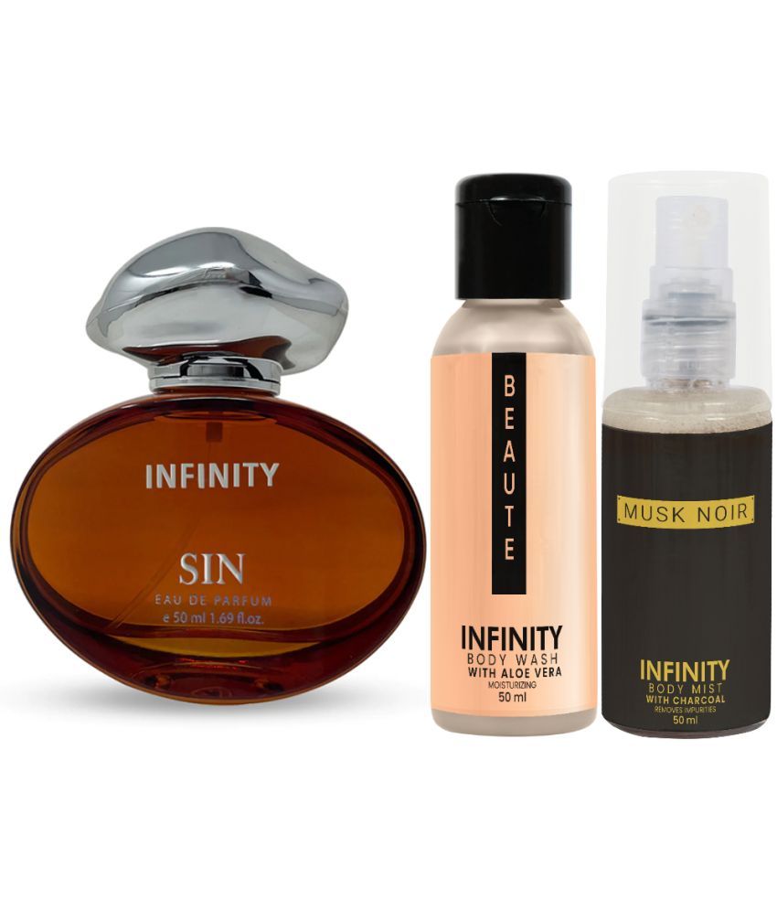     			Infinity Bare EDP Perfume 100ml, Beaute Body Wash 50ml, Beaute Body Mist 35ml Pack of 3