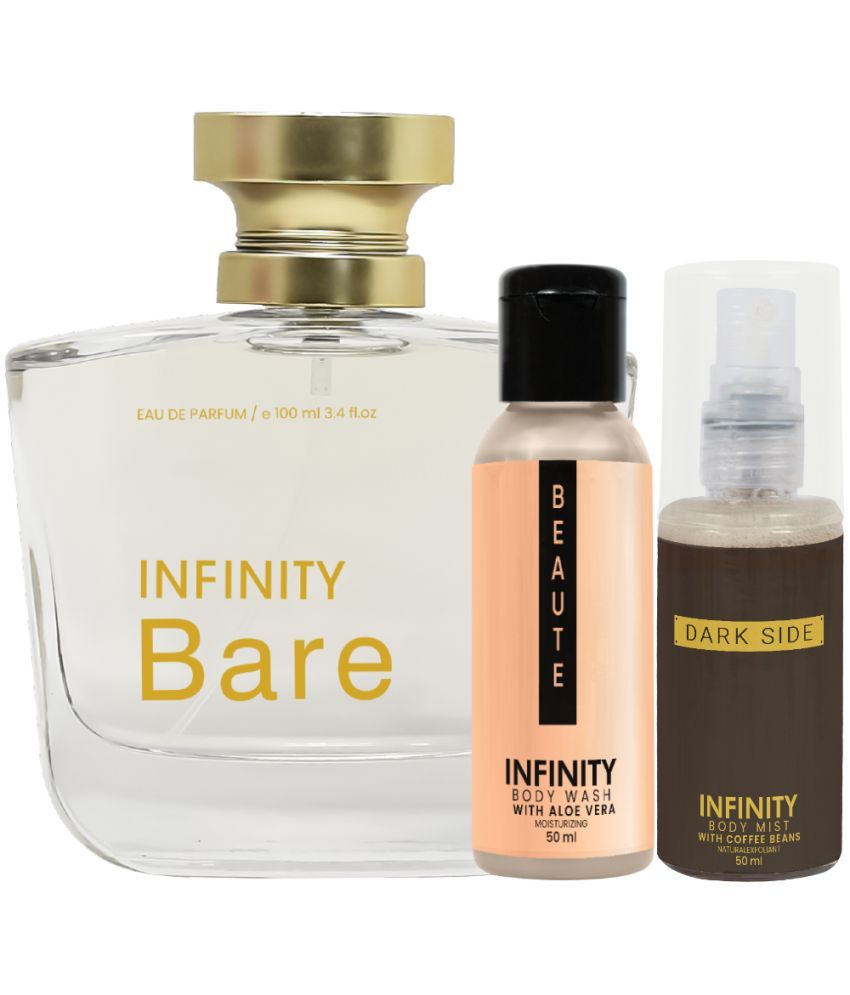     			Infinity Bare EDP Perfume 100ml, Beaute Body Wash 50ml, Beaute Body Mist 35ml Pack of 3