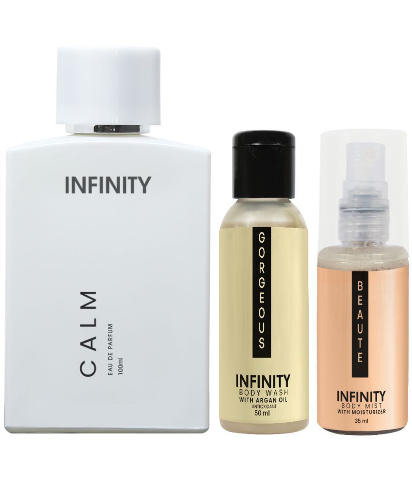     			Infinity Bare EDP Perfume 100ml, Beaute Body Wash 50ml, Beaute Body Mist 35ml Pack of 3