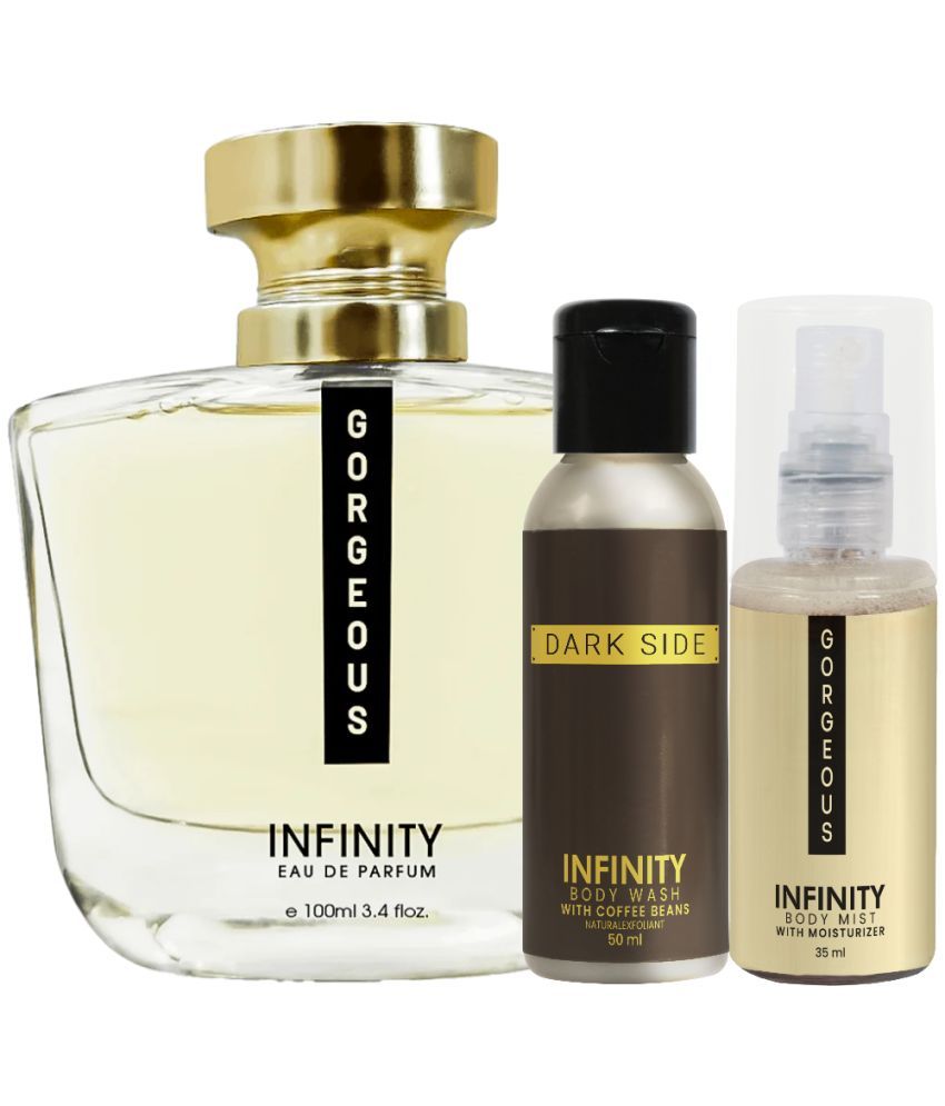     			Infinity Bare EDP Perfume 100ml, Beaute Body Wash 50ml, Beaute Body Mist 35ml Pack of 3