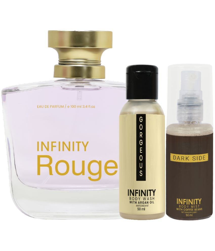     			Infinity Bare EDP Perfume 100ml, Beaute Body Wash 50ml, Beaute Body Mist 35ml Pack of 3