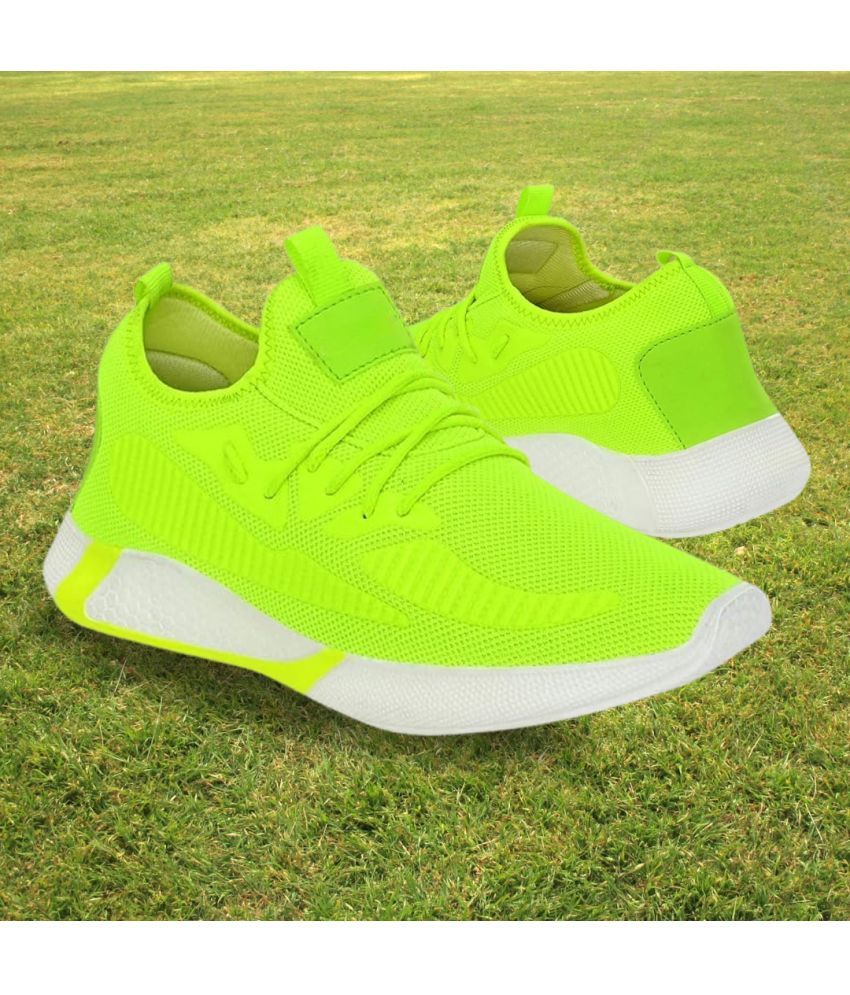     			Jootiyapa 546 Lime Green Men's Outdoor Shoes