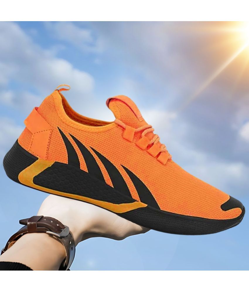     			Jootiyapa BULLET Orange Men's Outdoor Shoes