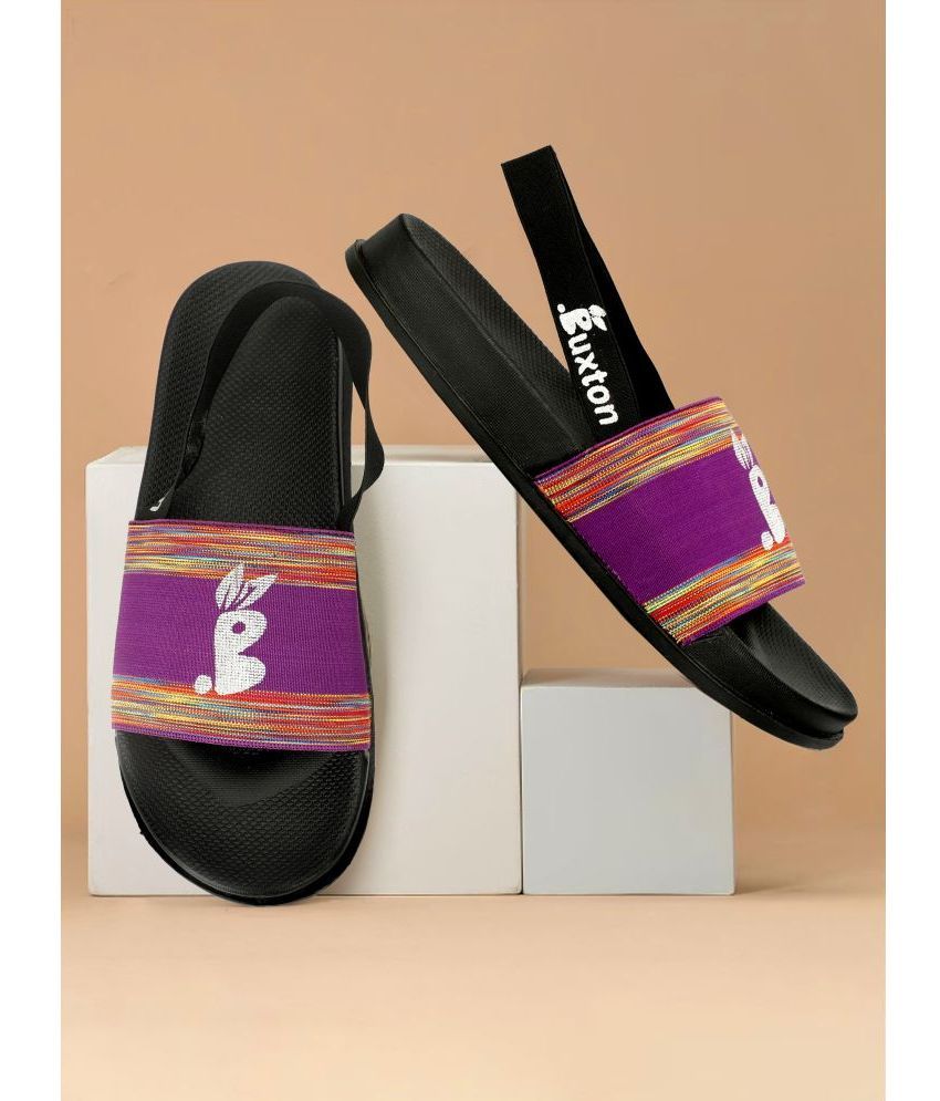     			LYO EAGER - Purple Men's Floater Sandals