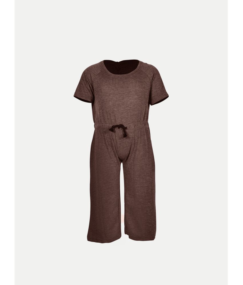     			Radprix - Brown Cotton Girls Jumpsuit ( Pack of 1 )