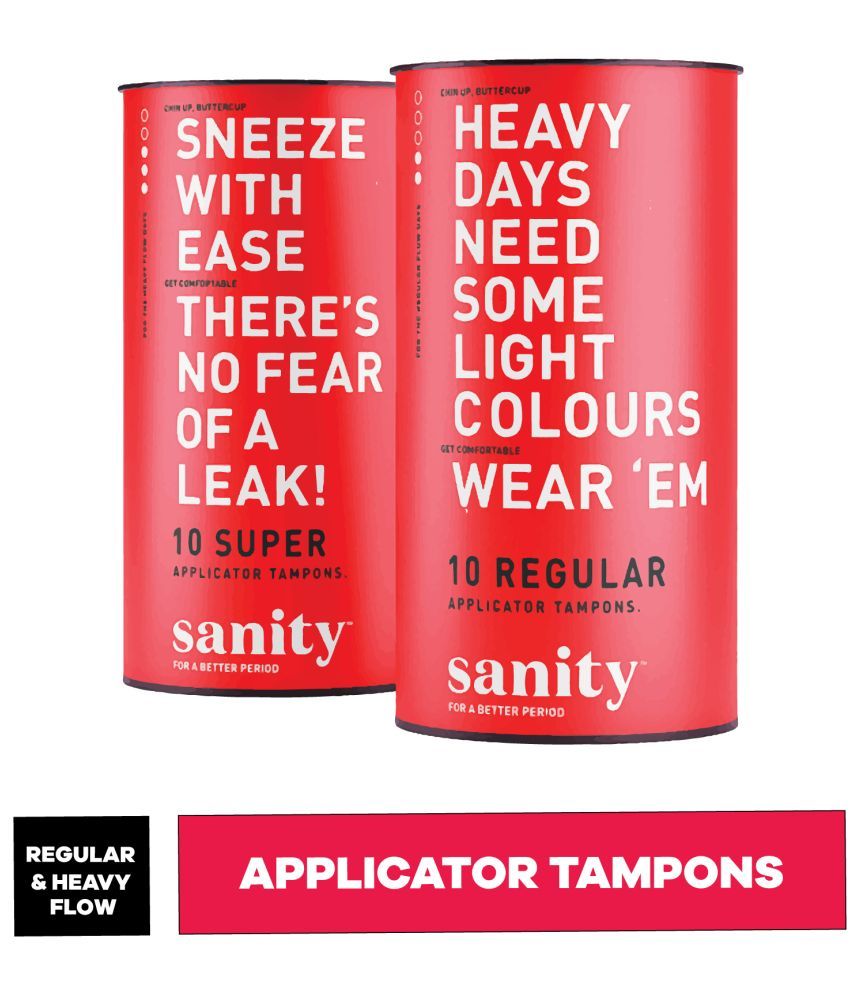     			Sanity Super & Regular Tampons Multi Pack Tampons Pack of 20