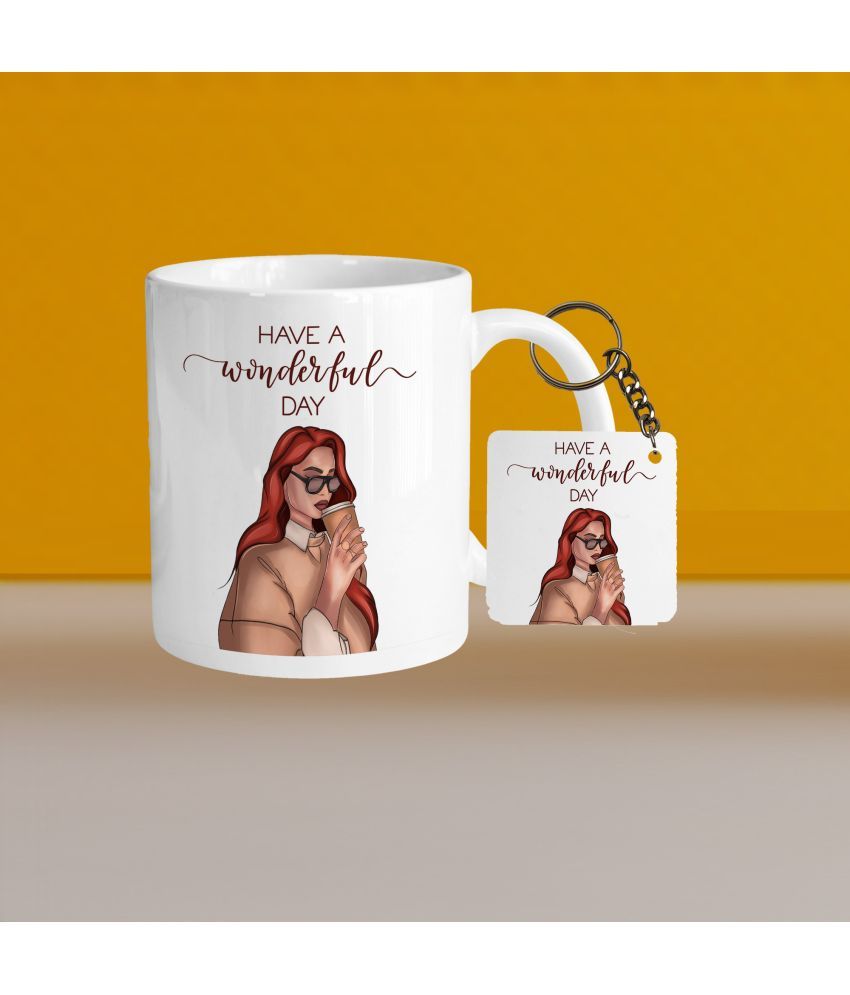     			VM SHOPPING MALL Coffee Mug Solid Ceramic Coffee Mug 330 mL ( Pack of 1 )