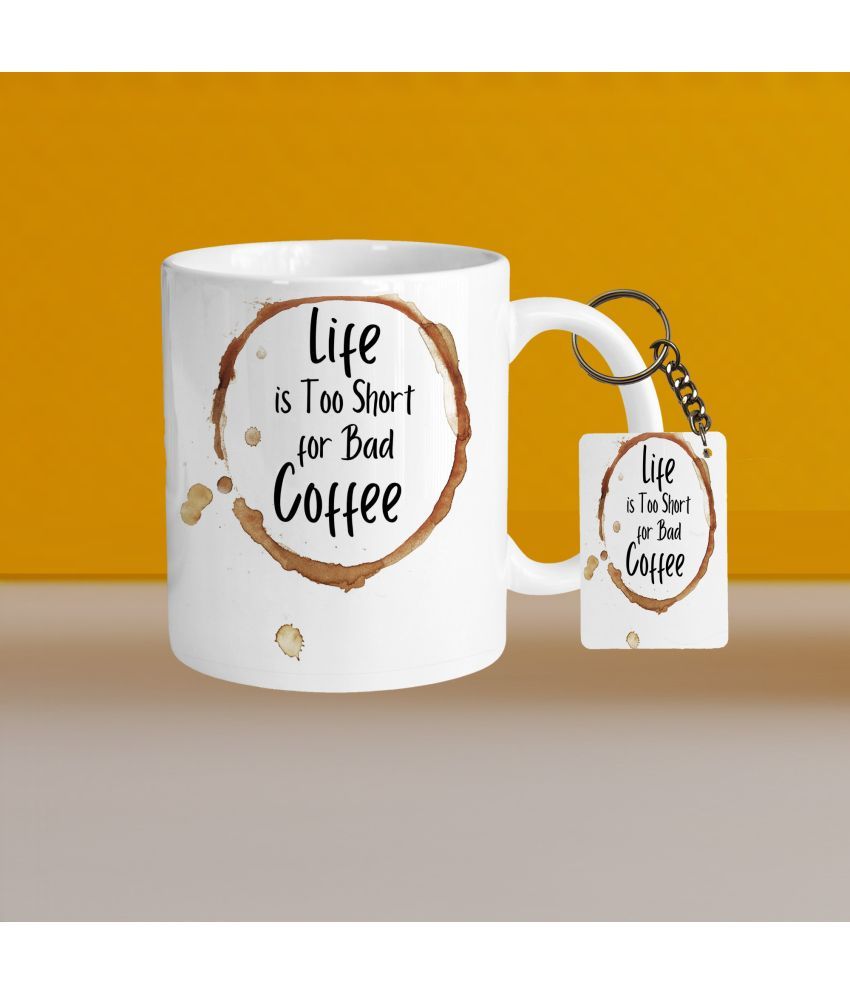     			VM SHOPPING MALL Coffee Mug Solid Ceramic Coffee Mug 330 mL ( Pack of 1 )