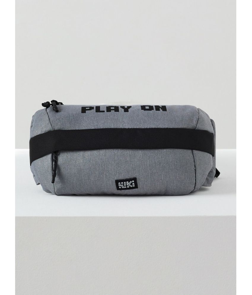     			Wildcraft Grey Printed Messenger Bag